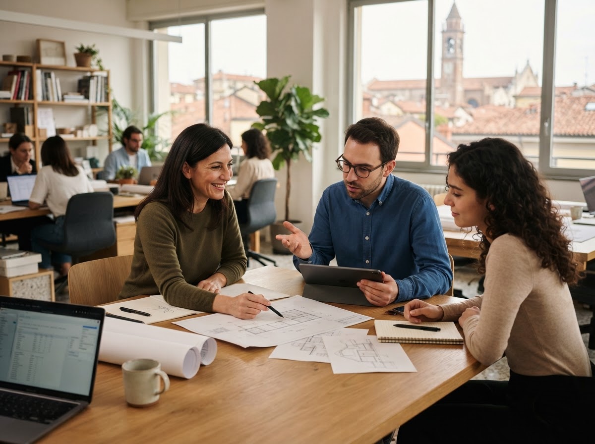 Bönelvix Team bei der Entwicklung von Analysemodellen